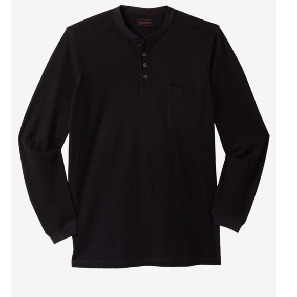5X Big Waffle-Knit Thermal Henley - Picture 2 of 4